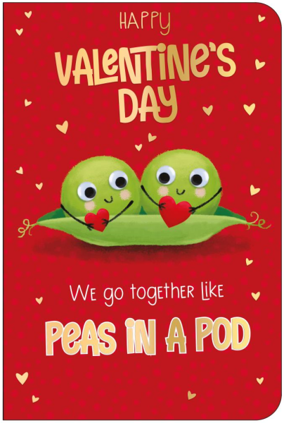 Peas In A Pod Valentine's Day Card