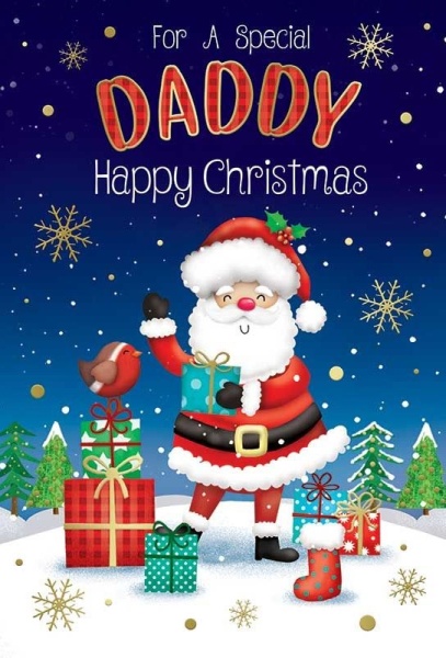 Santa Daddy Christmas Card