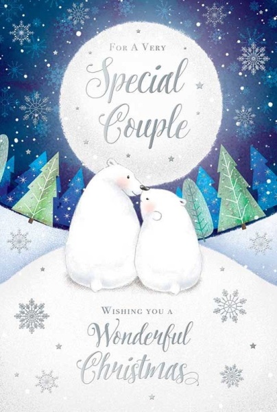 Polar Bears Special Couple Christmas Card