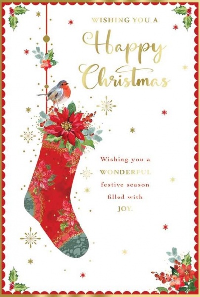 Christmas Stocking Christmas Card