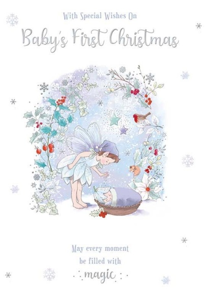 Fairy Wishes Baby's 1st Christmas Card