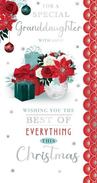 Best Of Everything Grand-Daughter Christmas Card