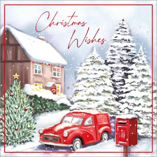 A Snowy Morn Christmas Cards Pack Of 24