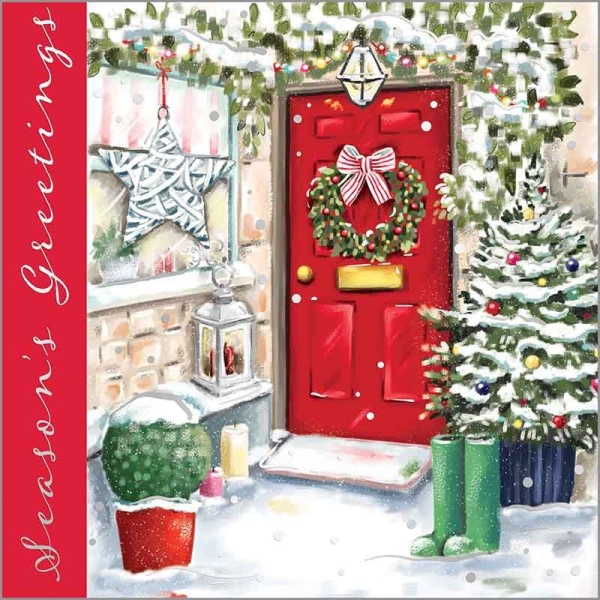 Home For Christmas Christmas Cards Pack Of 24