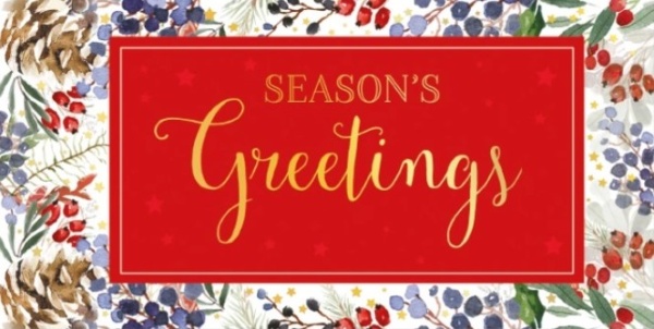 Season's Greetings Christmas Money Wallet Card