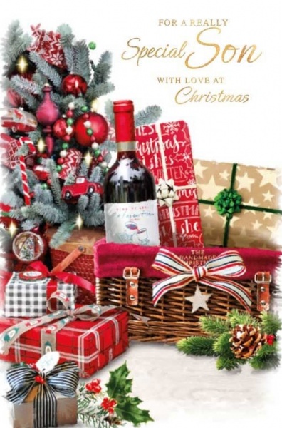 Christmas Hamper Son Christmas Card