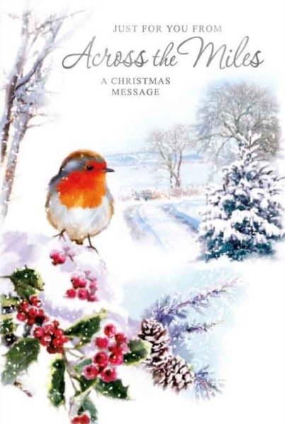 Robin Across The Miles Christmas Card