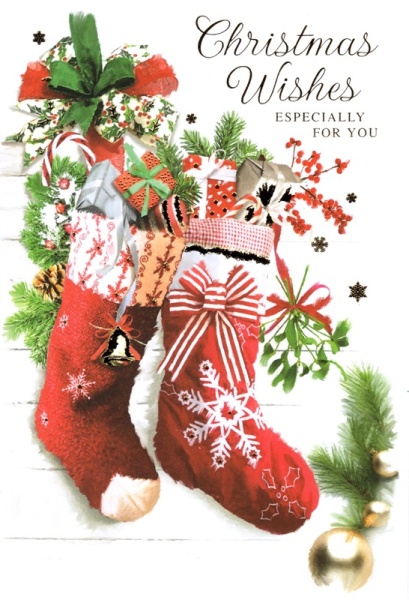 Christmas Stockings Christmas Card