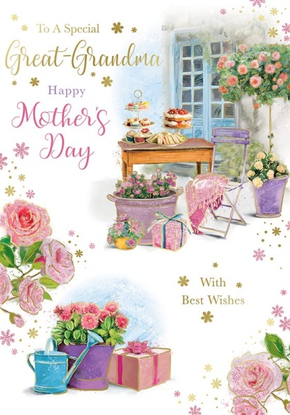 Afternoon Tea Great-Grandma Mother's Day Card