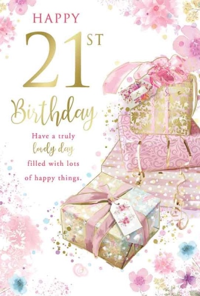 Gifts 21st Birthday Card