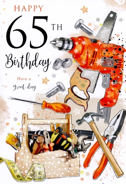 DIY 65th Birthday Card