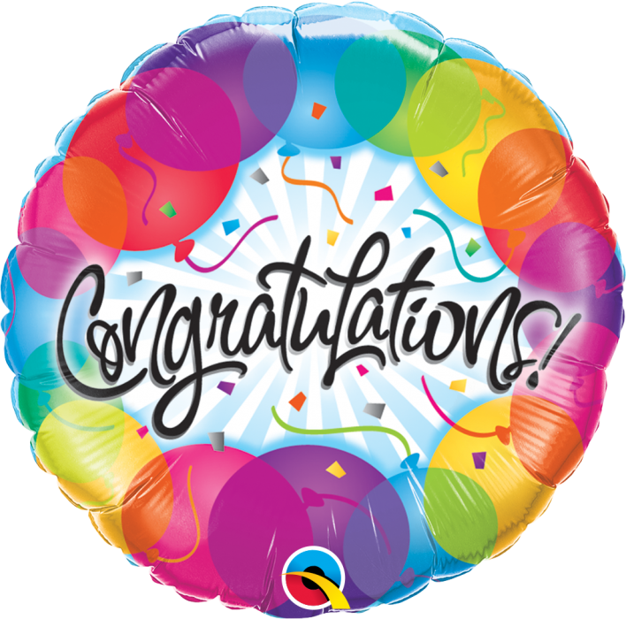 Balloons 18'' Foil Congratulations Balloon