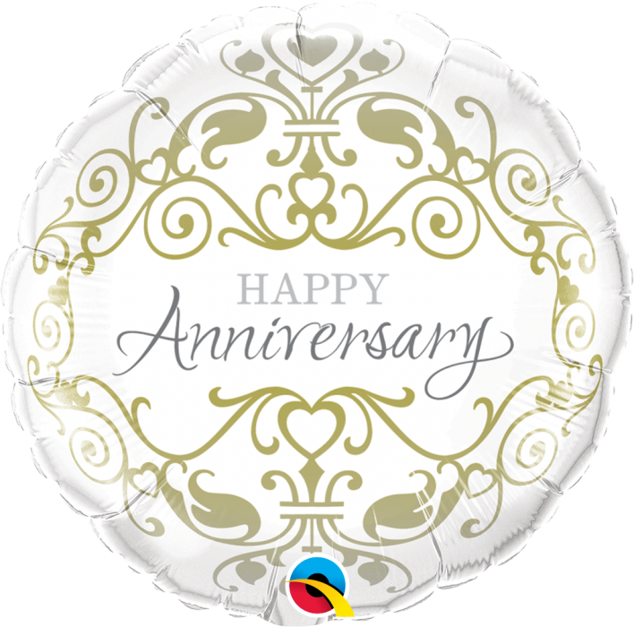 Classic 18'' Foil Anniversary Balloon