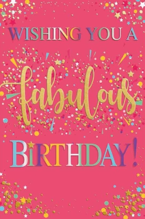 Fabulous Birthday Card