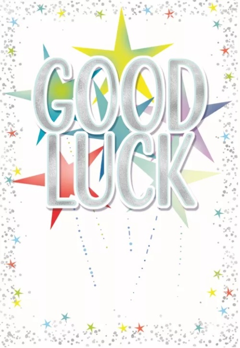 Stars Good Luck Card