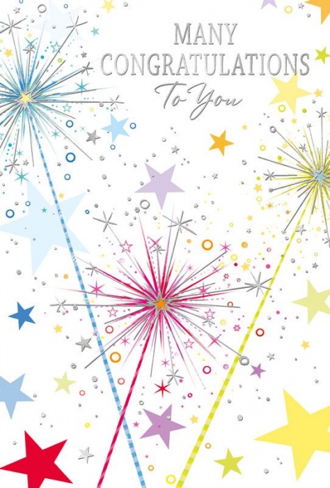 Sparklers Congratulations Card