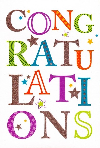 Stars Congratulations Card