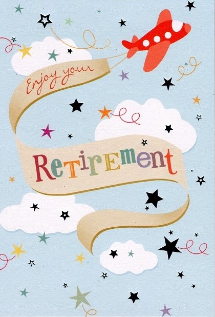 Plane Retirement Card