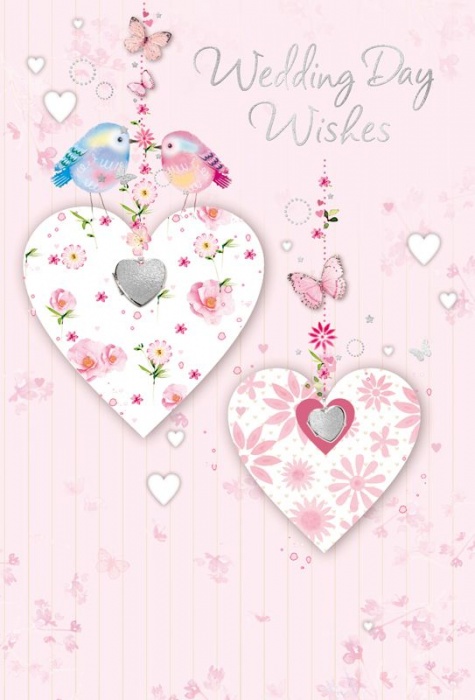 Love Birds Wedding Card