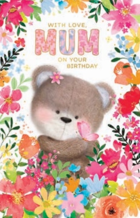 Flowers Mum Birthday Card