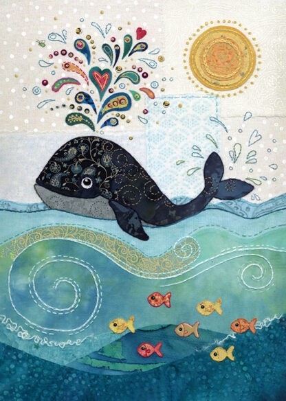 Whale Splash Greeting Card