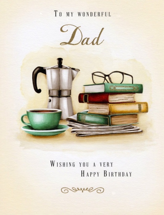 Coffee Dad Birthday Card