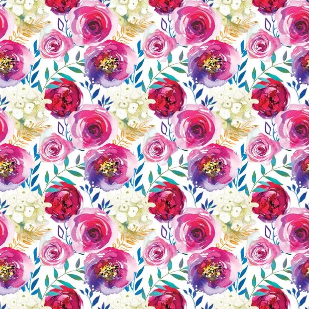 Floral Bouquet Gift Wrap Sheet