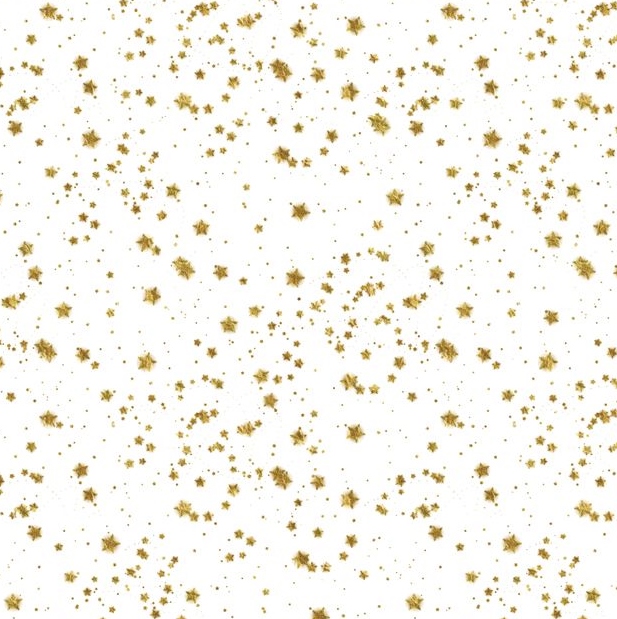 Gold Stars Gift Wrap Sheet