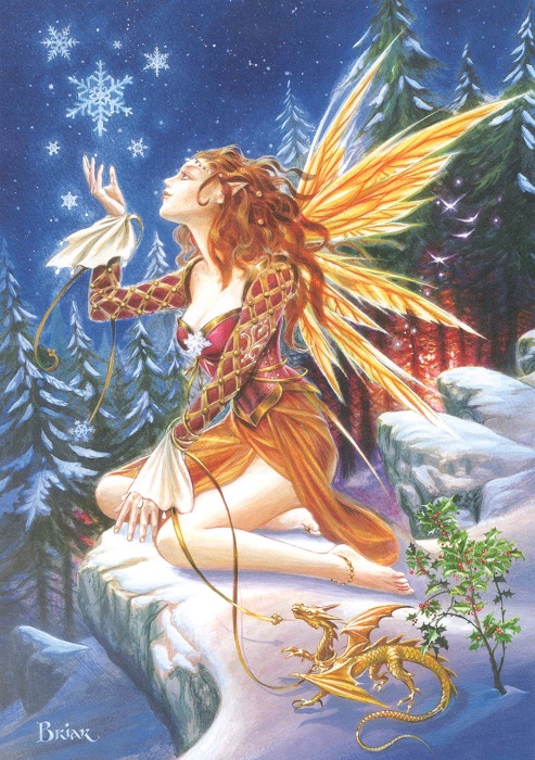 Yule Faery Christmas Card