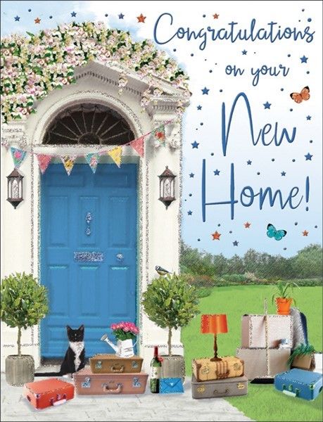 Blue Door New Home Card