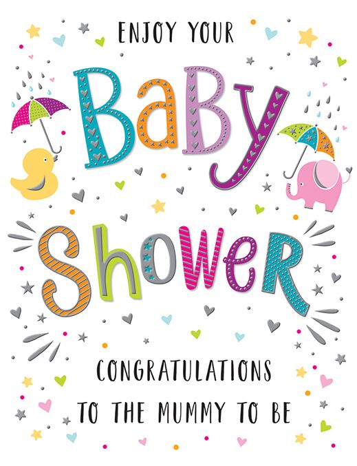 Congratulations To The Mummy To Be Baby Shower Card