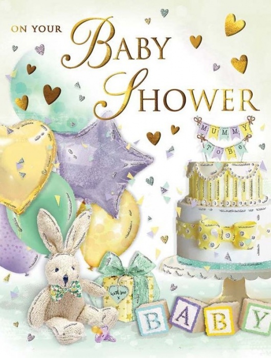 Mummy To Be Cake Baby Shower Card