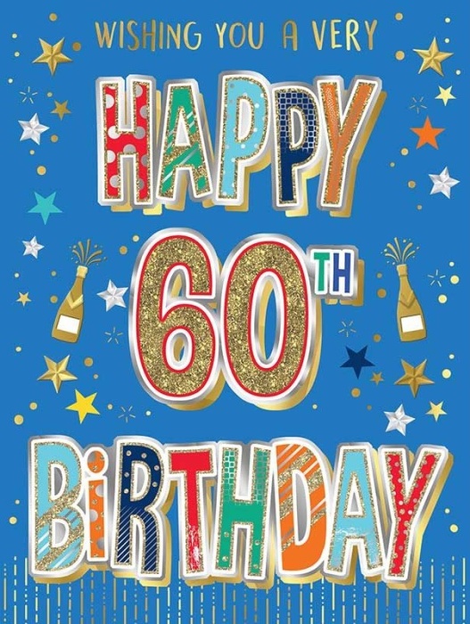 Happy 60th Birthday Card