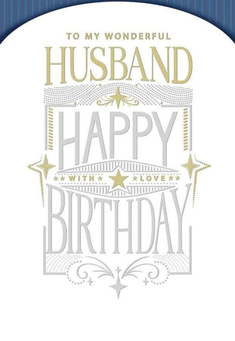 Happy Birthday Husband Birthday Card