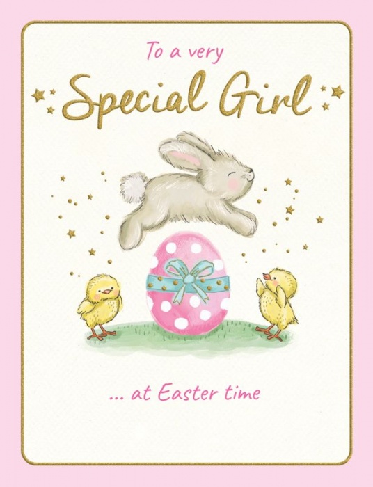 Special Girl Easter Card