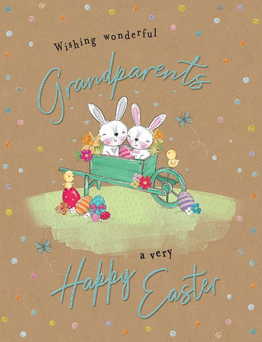 Happy Easter Grandparents Easter Card