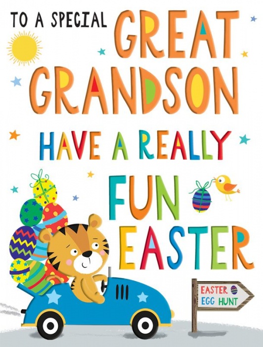 A Really Fun Easter Great-Grandson Easter Card