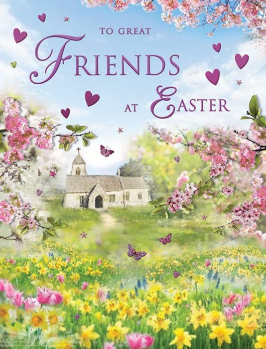 Church Friends Easter Card