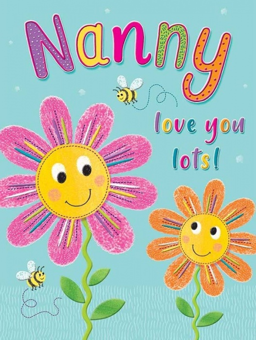 Flowers Nanny Mother's Day Card