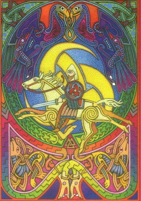 Odin Greeting Card