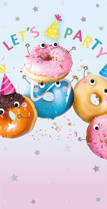 Doughnut Party Money Wallet Card