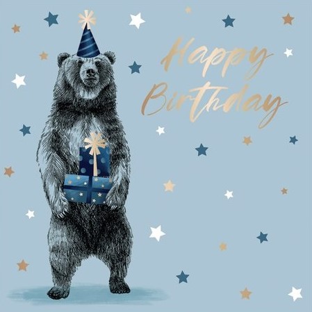 Birthday Bear Birthday Card