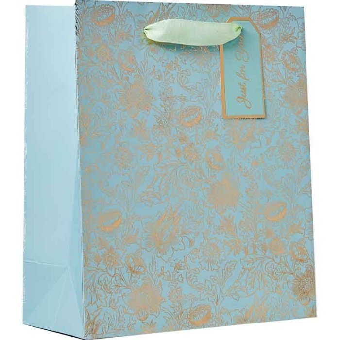 Golden Blooms Gift Bag