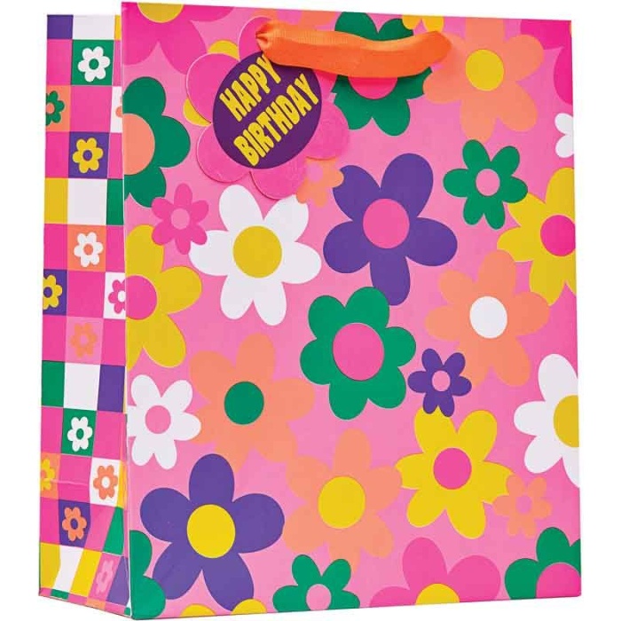 Flower Power (Neon) Gift Bag