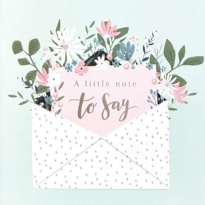 A Little Note To Say Just To Say Cards Pack of 6