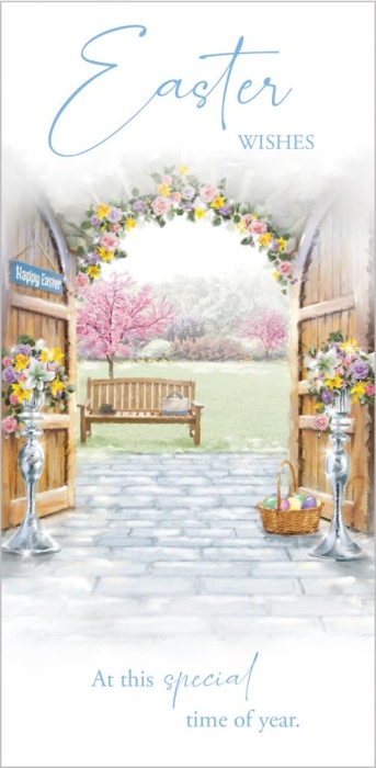 Church & Garden Easter Cards Pack Of 8