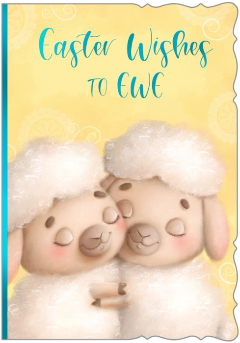 Easter Wishes To Ewe Easter Card