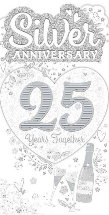 25 Years Together Anniversary Card