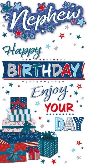 Enjoy Your Day Nephew Birthday Card