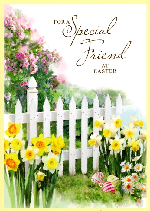 Daffodils Special Friend Easter Card